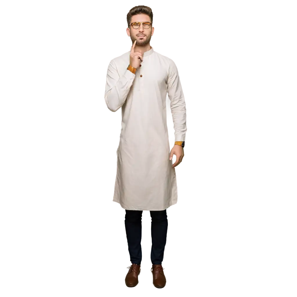 HighQuality-Bhagaba-Kurta-PNG-Image-for-Fashion-and-Cultural-Designs