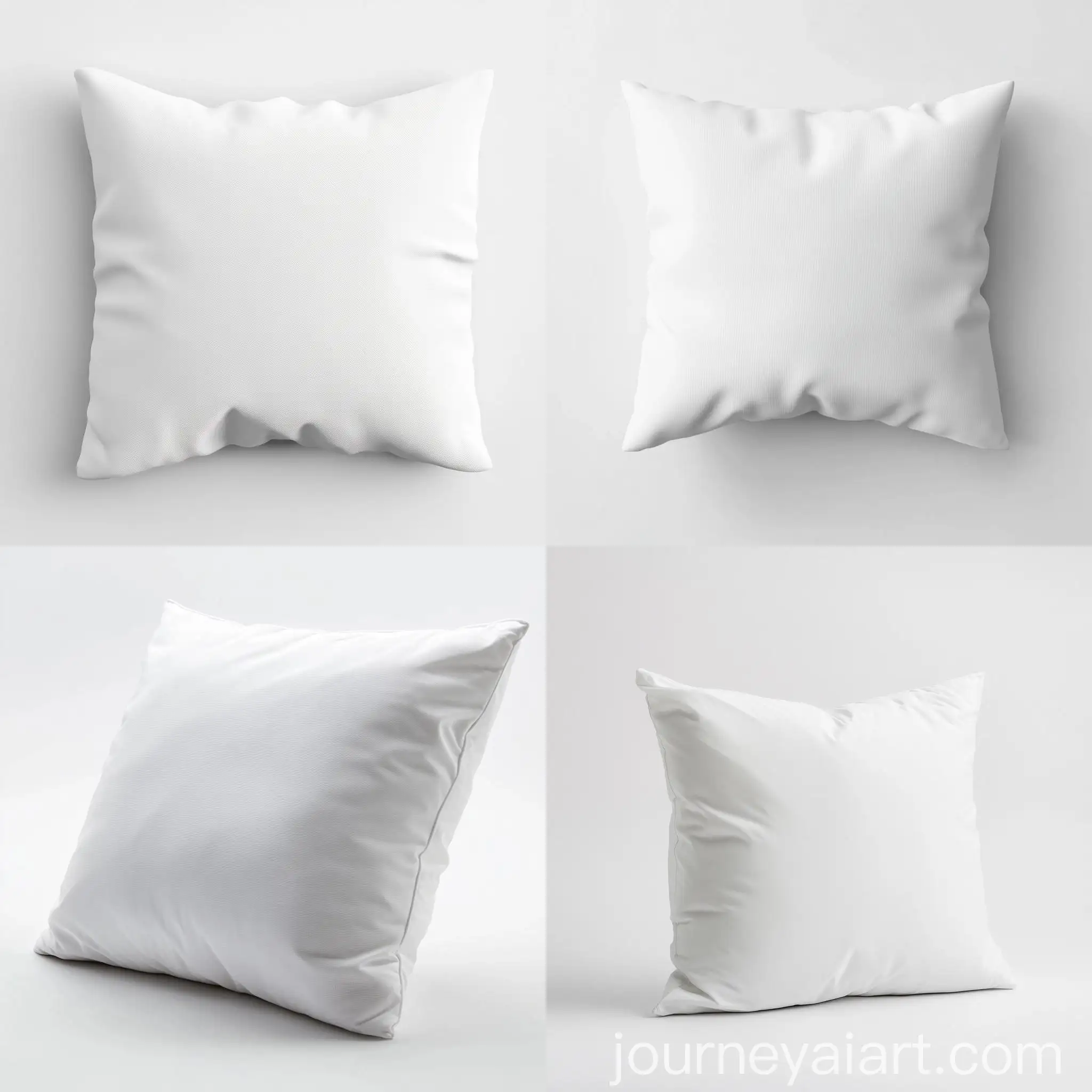 Minimalist-White-Pillow-on-White-Background