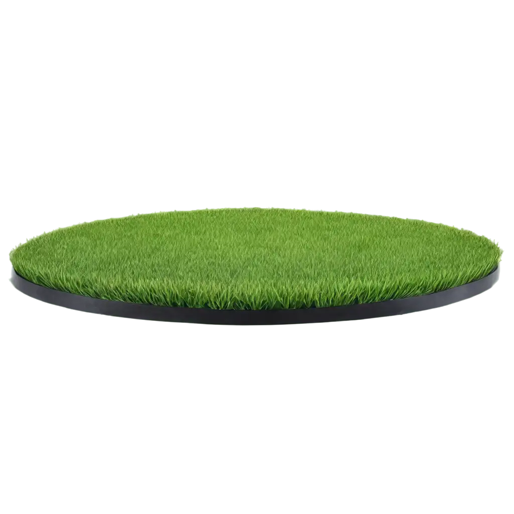 Round-Grass-Podium-PNG-Image-for-Versatile-Design-and-Clear-Visual-Impact