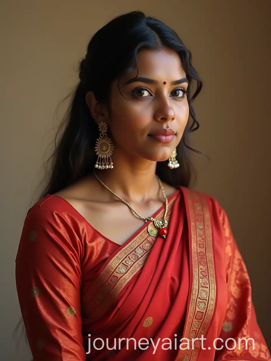 Tamil-Women-in-Traditional-Kurta-Against-a-Clean-Background