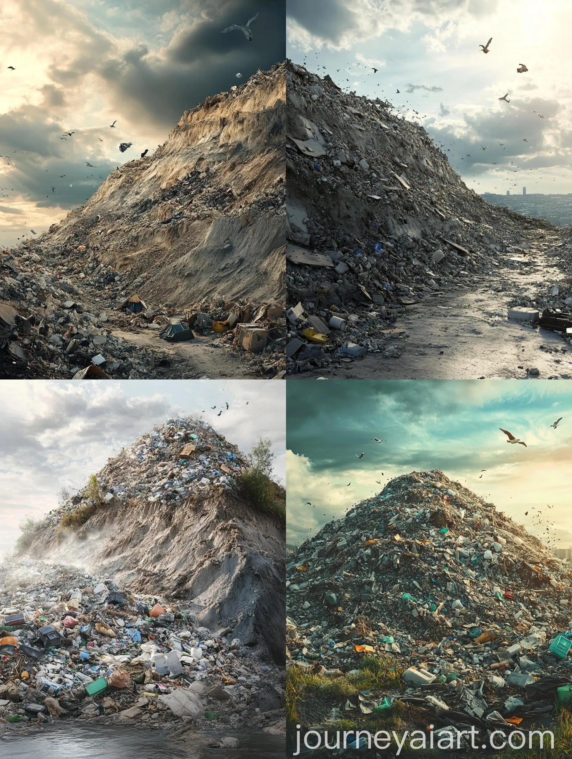 Photorealistic-Waste-Landfill-Hill-Scene