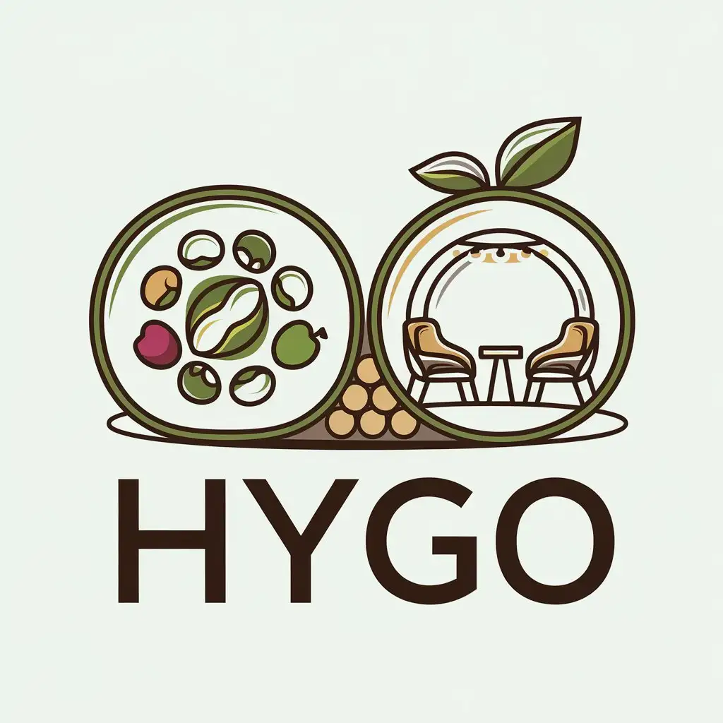 LOGO Design for HYG0 Vector Symbol with Healthy Food Theme