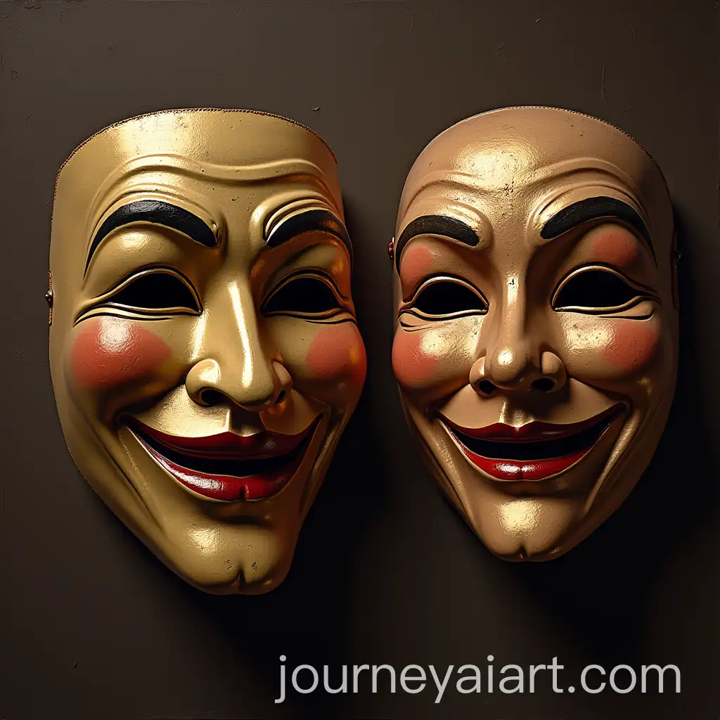 Chicano-Masks-Representing-Sadness-and-Happiness