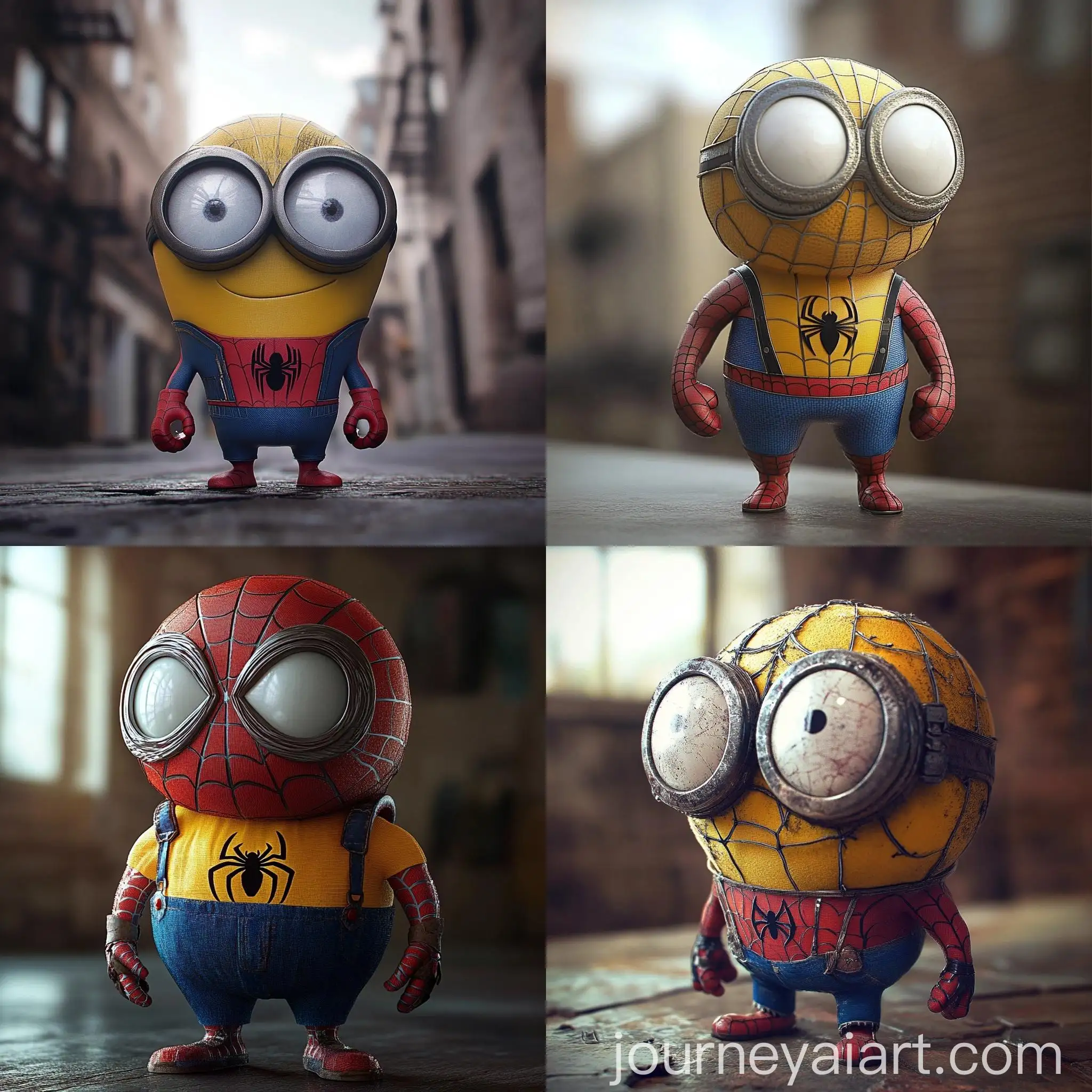 Spiderman-Minion-Character-Design-for-Fan-Art