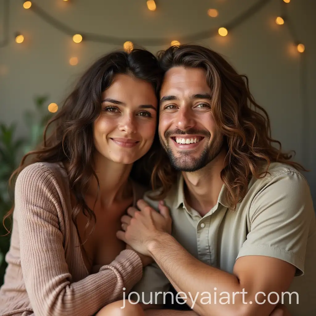 A-Loving-Couple-Embracing-in-Natural-Light