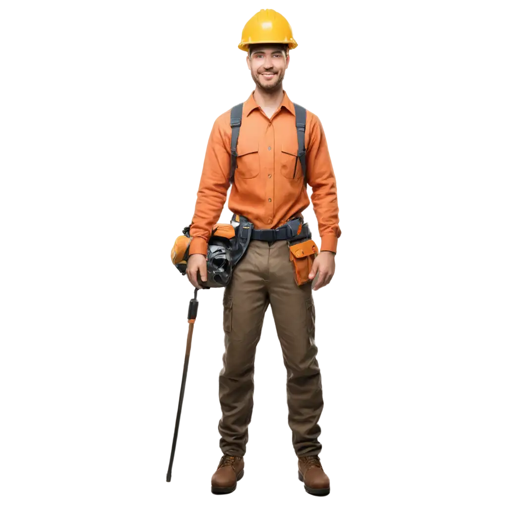 HyperRealistic-PNG-Image-of-a-Young-Brown-Forestry-Professional-with-Helmet-Full-Body-Shot