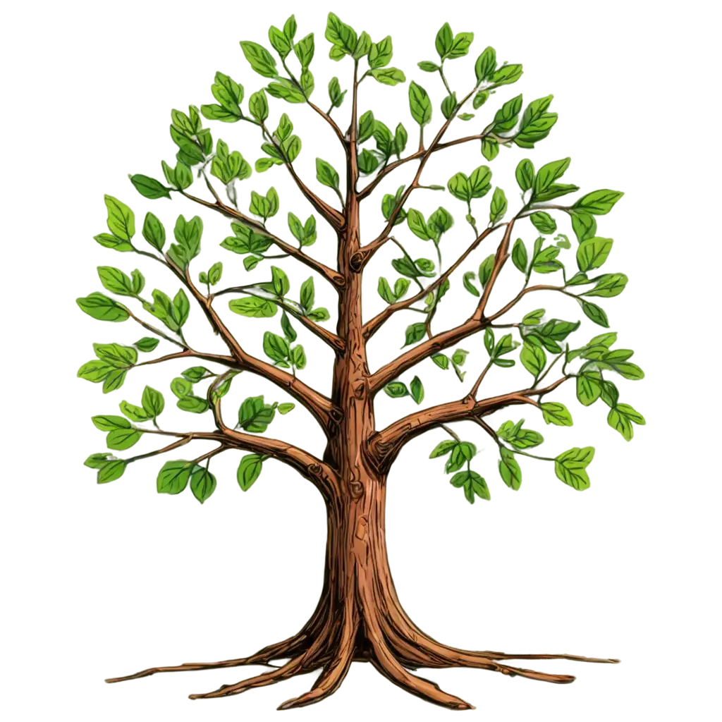 Handdrawn-Tech-Tree-PNG-Illustrating-Complexity-and-Connectivity