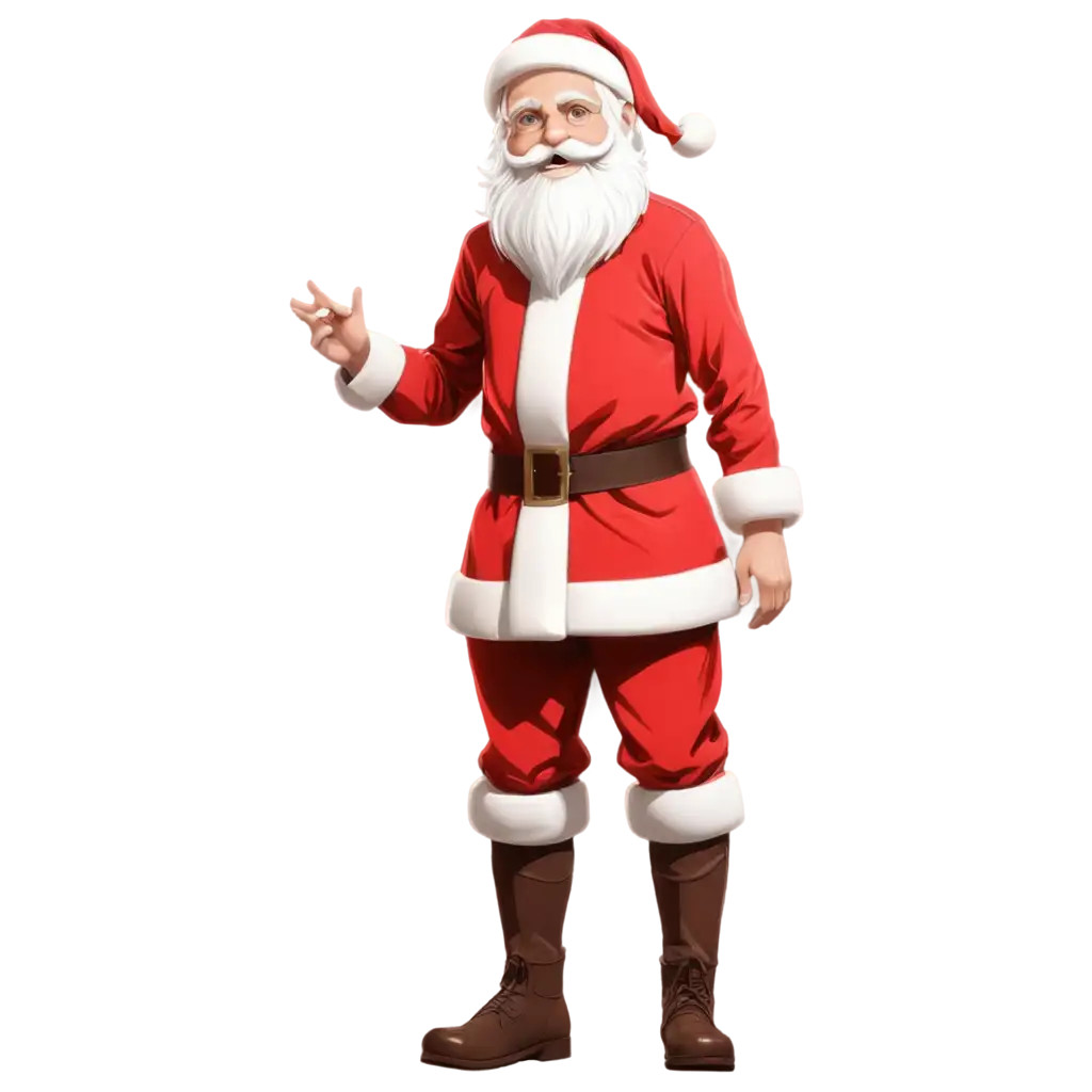 Santa-in-Anime-Style-Full-Body-PNG-HighQuality-Transparent-Image-for-Versatile-Use