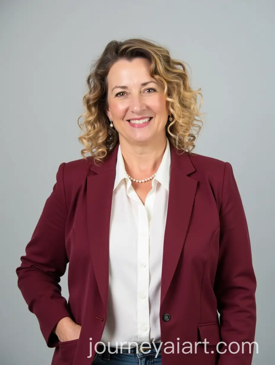 European-Woman-in-Business-Attire-with-Dark-Blonde-Curly-Hair
