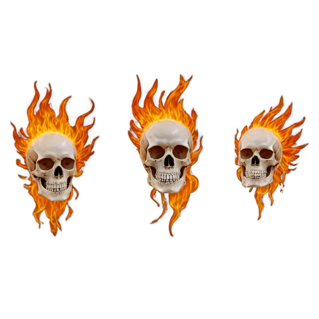 Flaming-Skull-with-Phoenix-PNG-Image-Mystical-Symbolism-and-Digital-Artistry