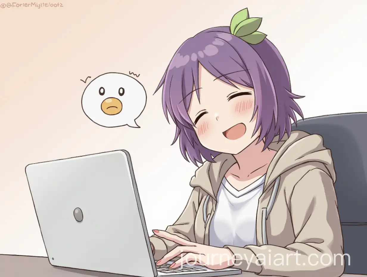 Senpai-Communicating-Online-with-Kouhai