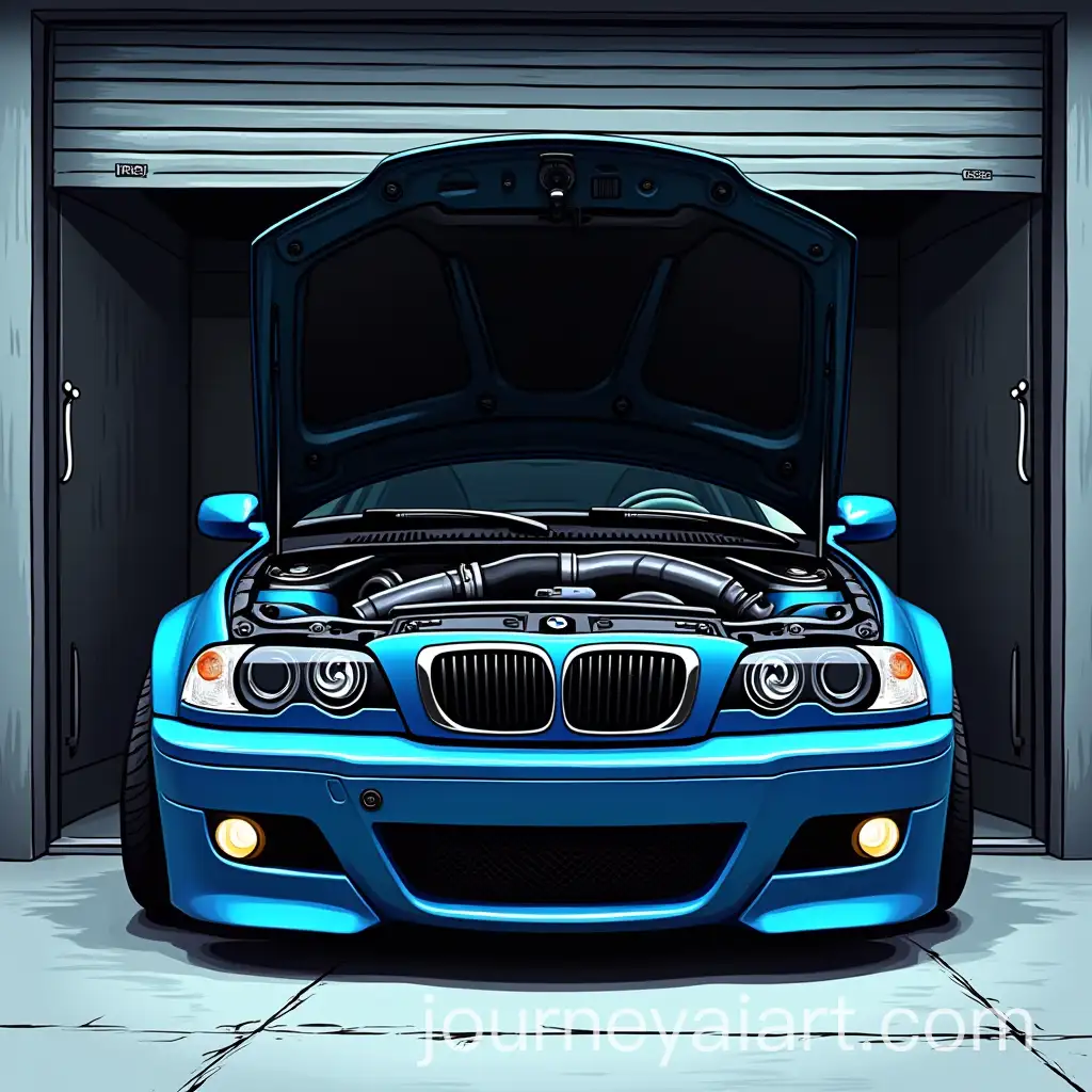 Custom-Tuning-Garage-BMW-E46-Turbo-Engine-in-Need-for-Speed-Style