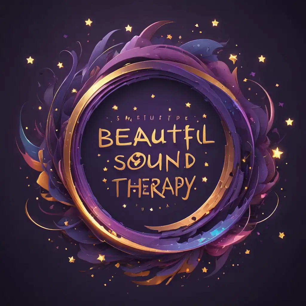 Vibrant-Sound-Therapy-Inscription-with-Glowing-Waves-and-Stars