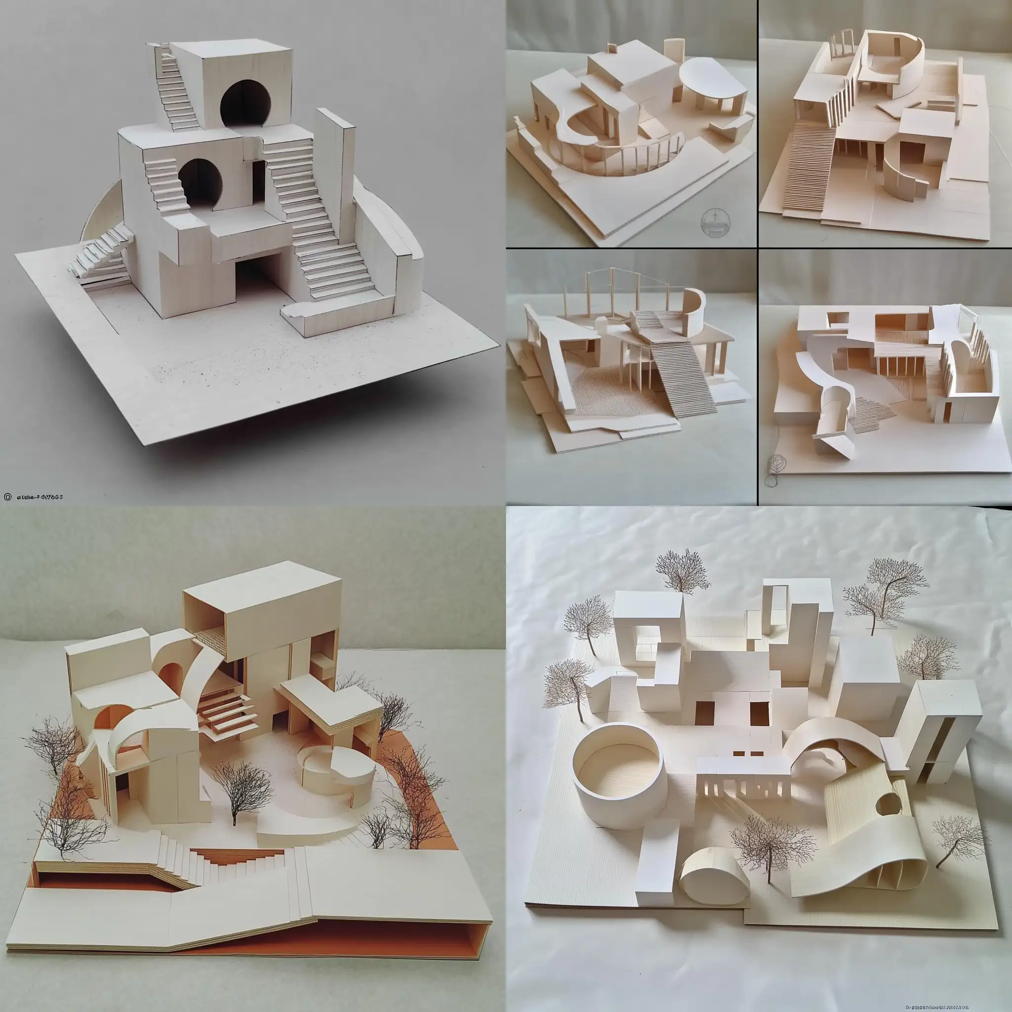 Abstract-Recreational-Space-Model-with-Dynamic-Shapes-and-Design-Principles