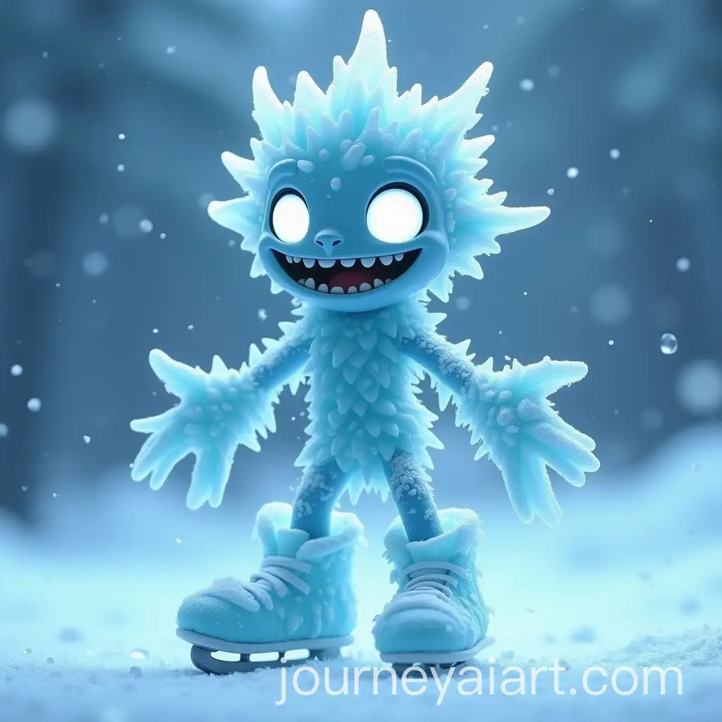 Ice-Boy-Character-with-Glowing-Eyes-and-Spiky-Icicle-Head