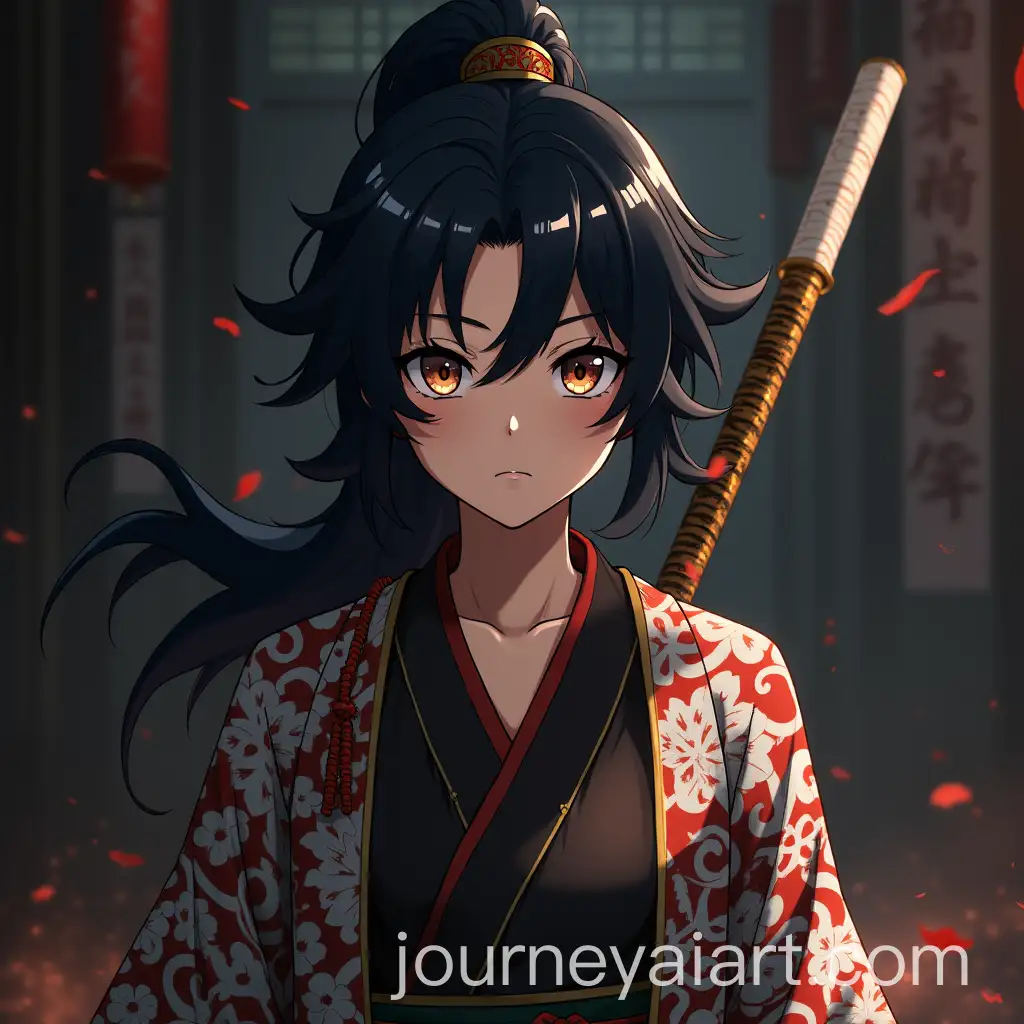 Lifelike-Demon-Slayer-Character-in-RealWorld-Setting-with-Dramatic-Lighting