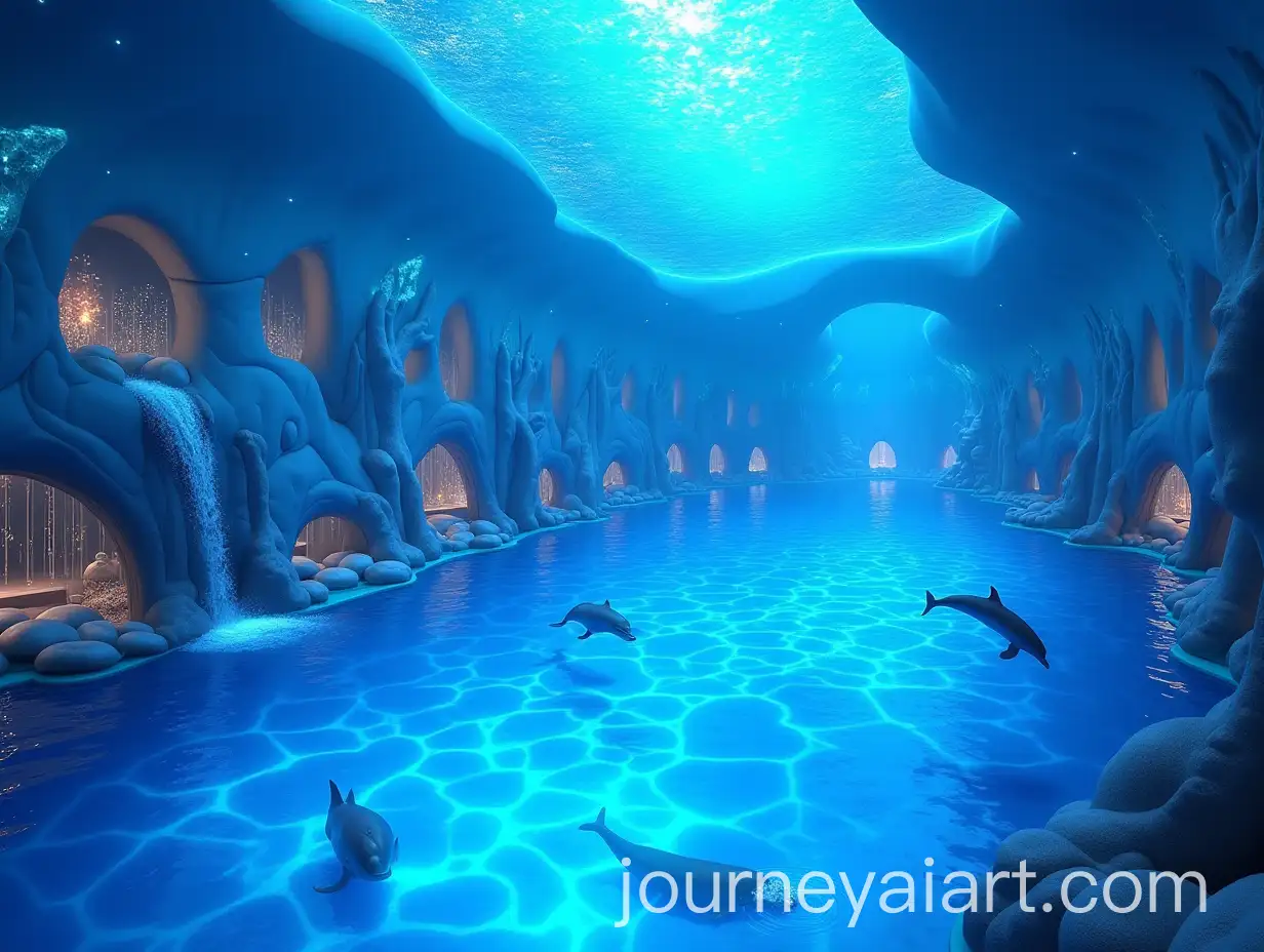 Magical-Dolphinarium-Interior-with-Bioluminescent-Marine-Elegance