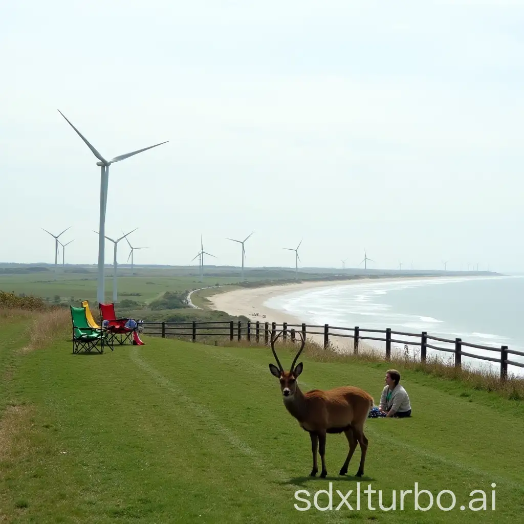 Meyers-Deer-and-Camping-Chairs-Overlooking-a-Coastal-Landscape