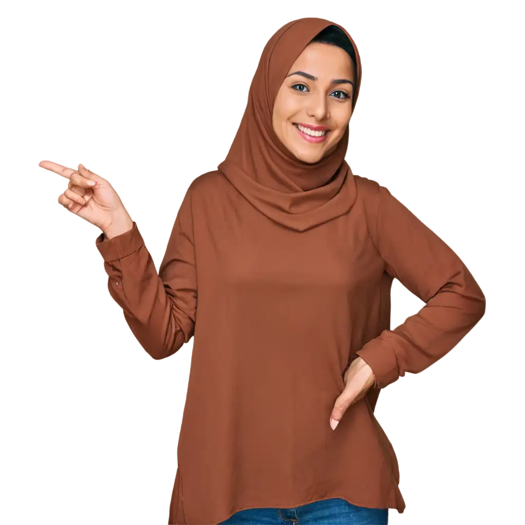 Muslim-Woman-Hand-Pointing-PNG-Image-for-Diverse-Applications