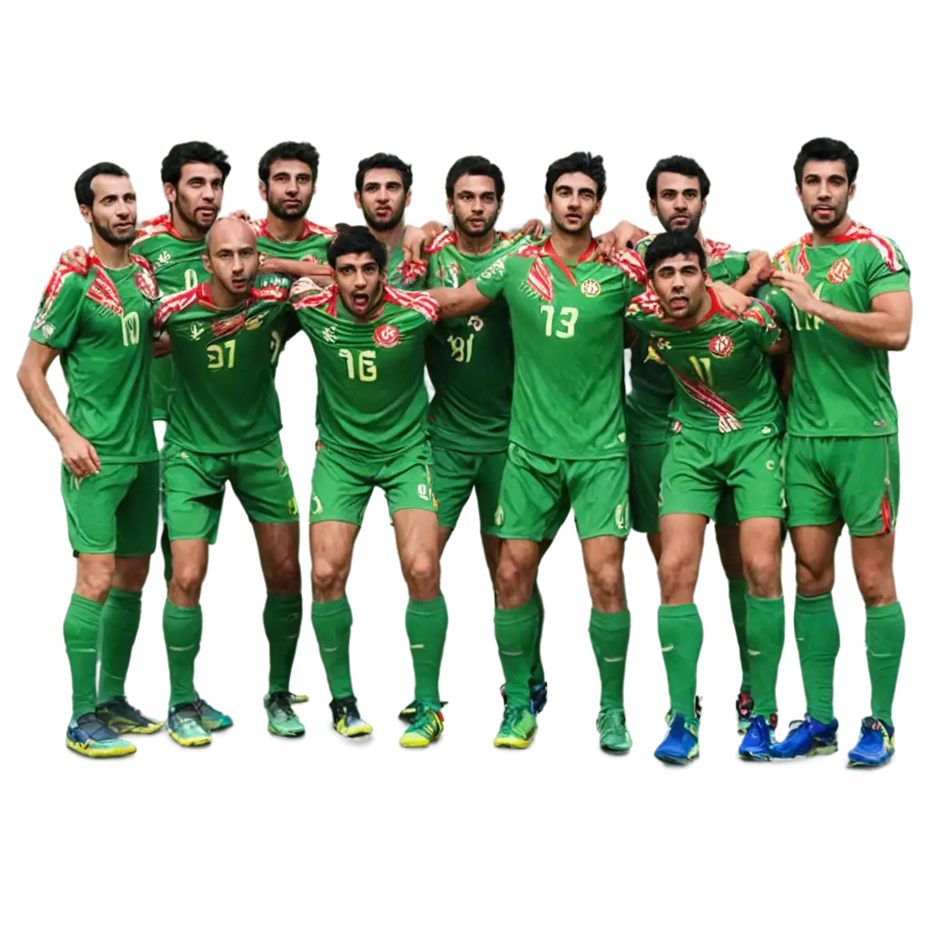 HighQuality-PNG-Image-of-the-Iranian-Football-Team-Showcase-Your-Passion-for-Soccer