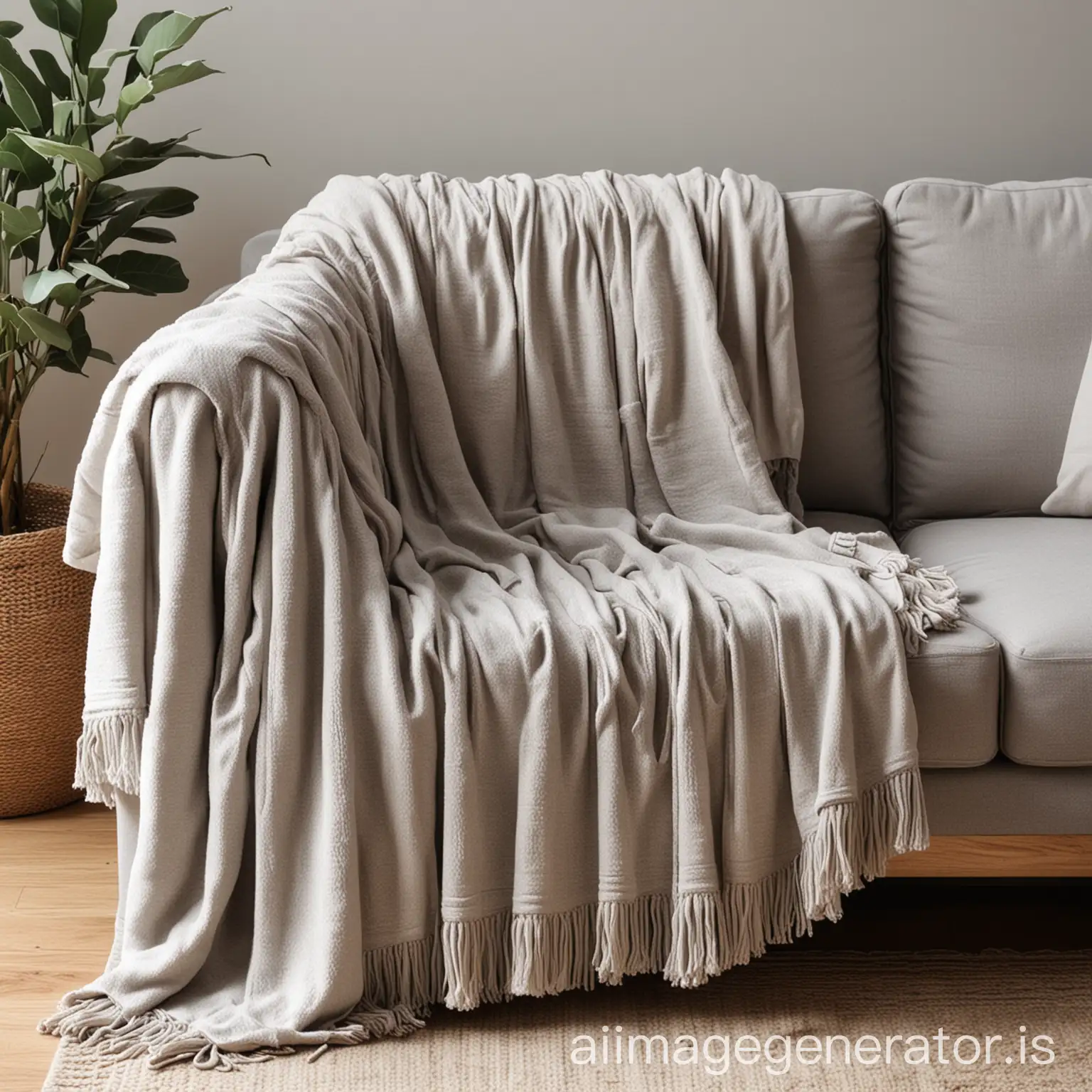 Gray-Soft-Throw-Blanket-Home-Decoration-Living-Room-Accessories