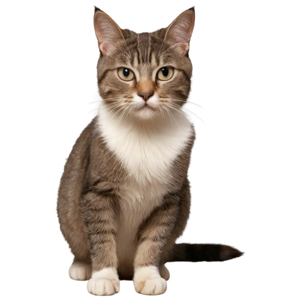 Full-Size-Cat-PNG-Illustration-Detailed-Artwork-for-Varied-Applications