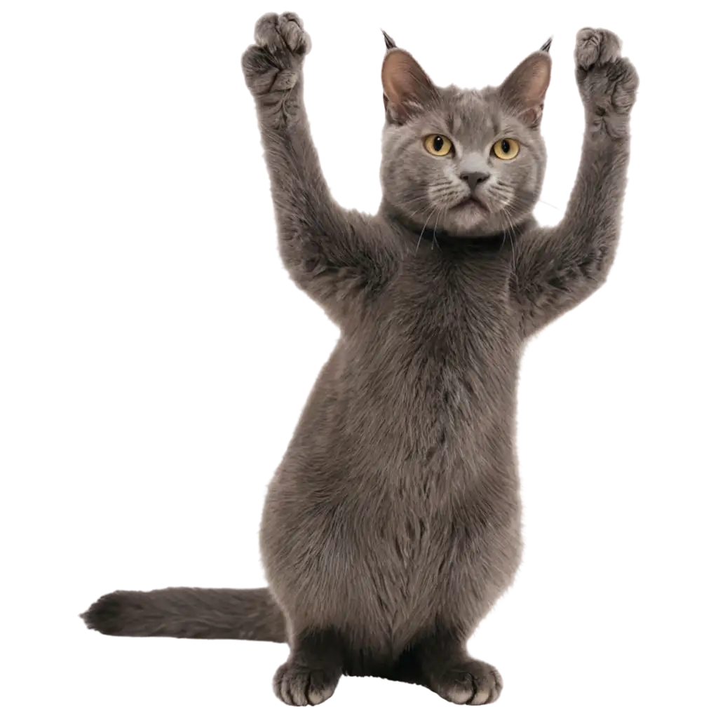 HighQuality-PNG-Image-of-a-Gray-Scottish-Cat-with-Hanging-Ears