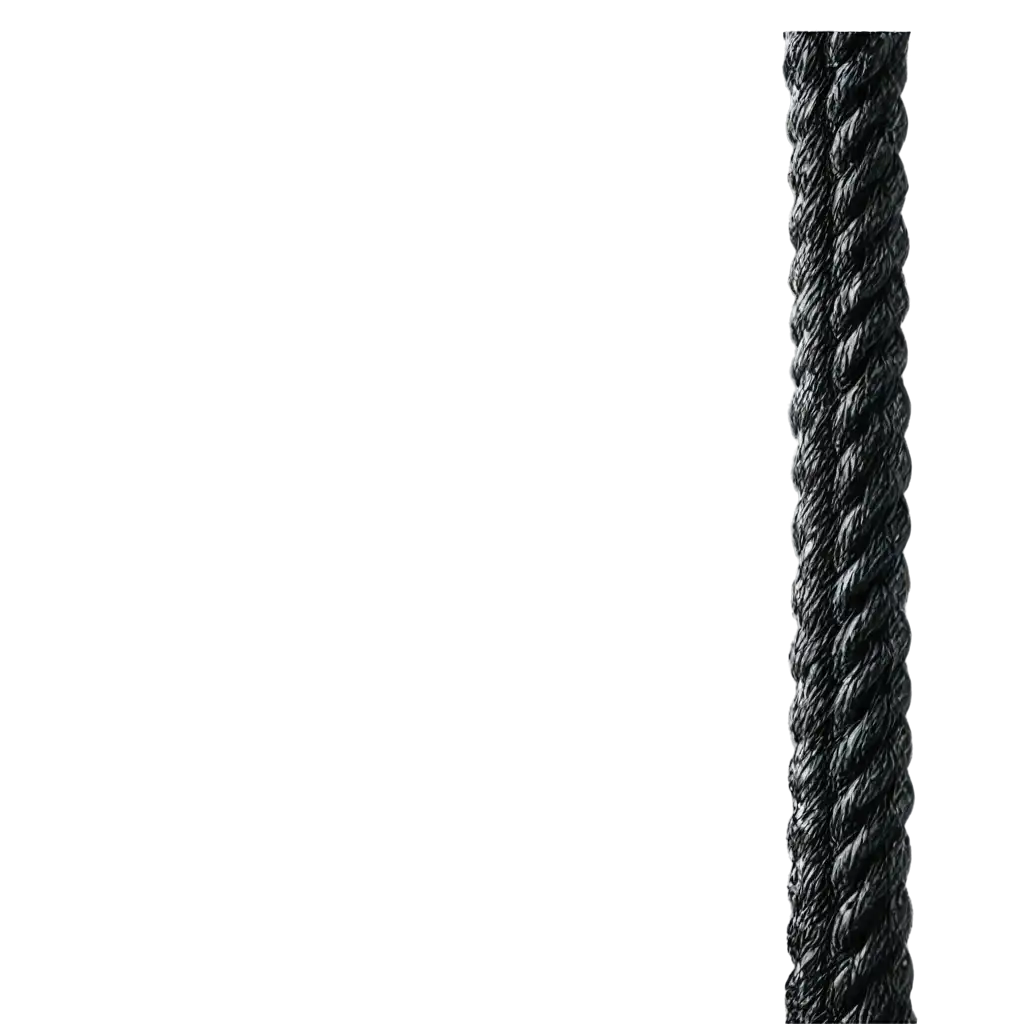 HighQuality-Black-Rope-PNG-Image-for-Versatile-Design-Applications