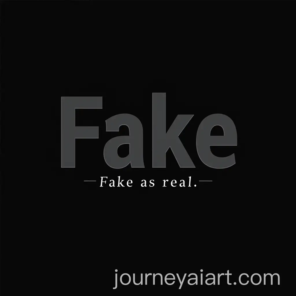 Vector-Design-of-Fake-Logo-on-Black-TShirt-with-Slogan