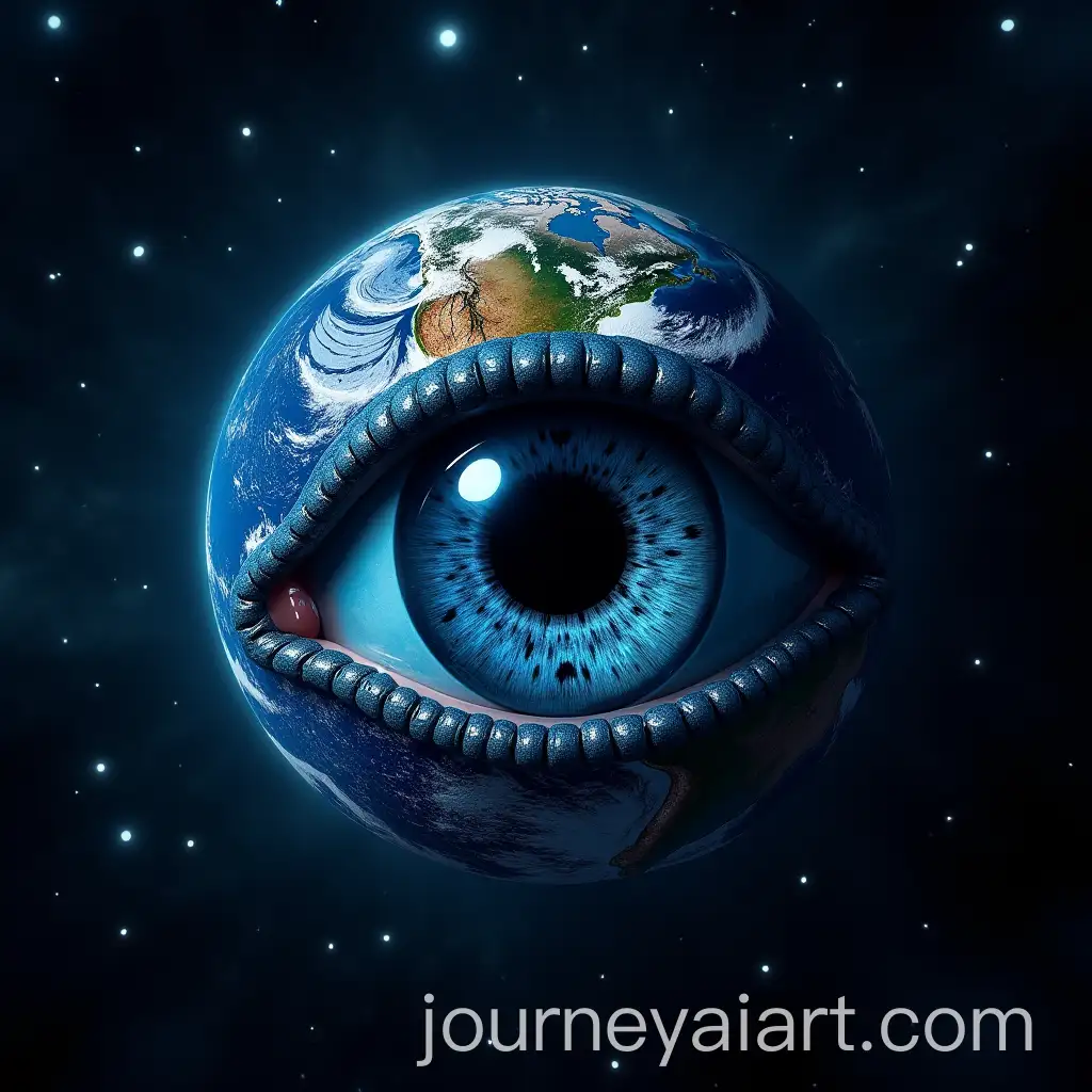 Black-Eye-of-Horus-Symbolizing-Protection-on-a-Blue-Earth
