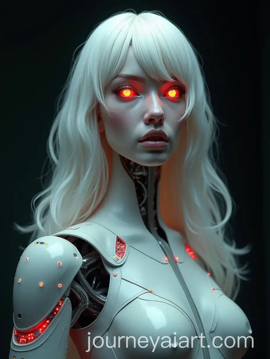 Futuristic-Cyborg-Woman-with-Bioluminescent-Skin-and-Swarovski-Crystal-Suit