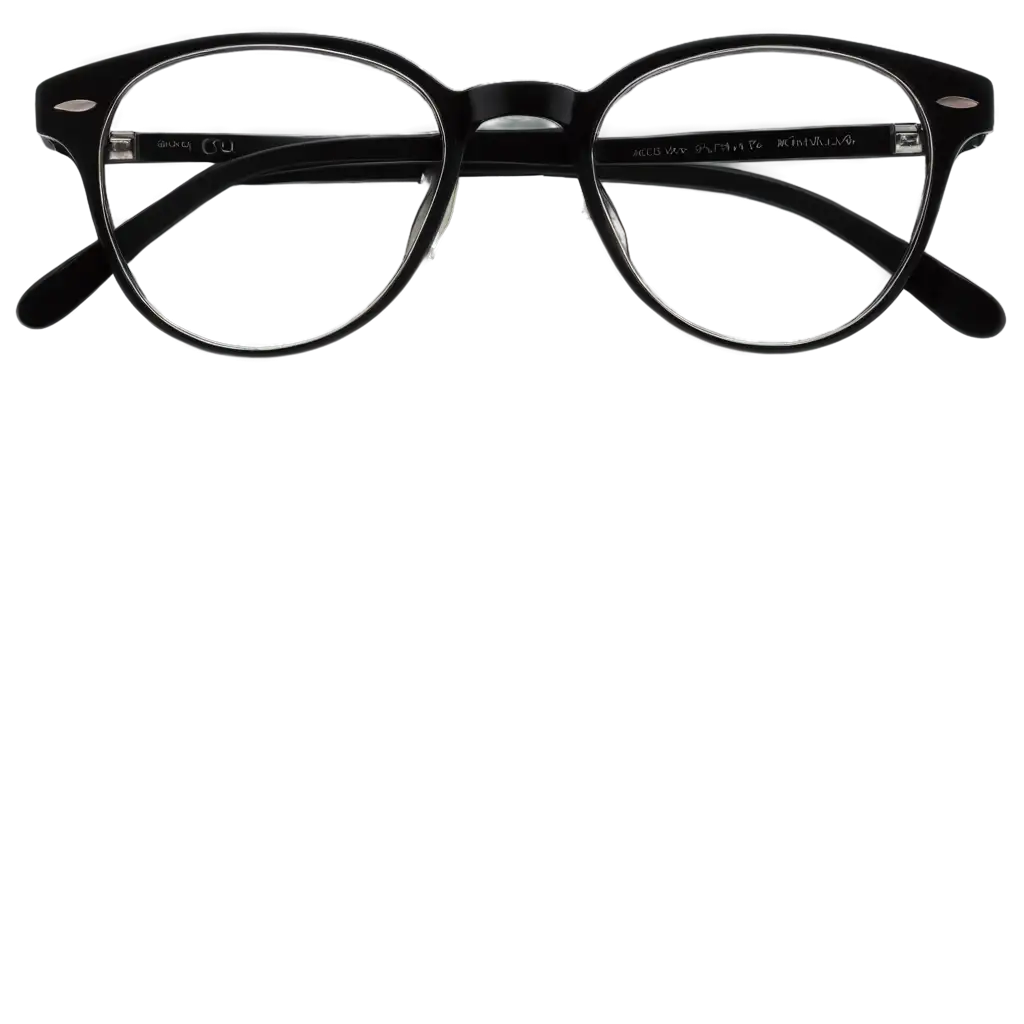 BlackRimmed-Glasses-Top-View-PNG-Image-Perfect-for-Professional-and-Creative-Projects