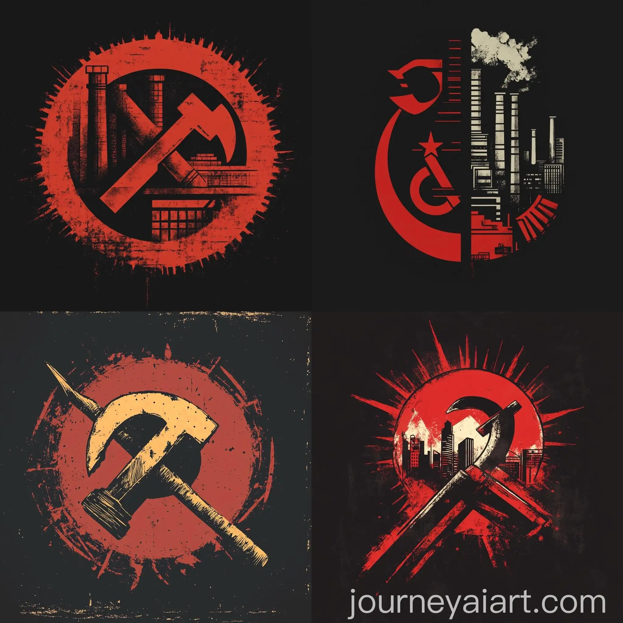Symbolic-Logo-of-Economic-Systems-Communist-and-Capitalist-Blend