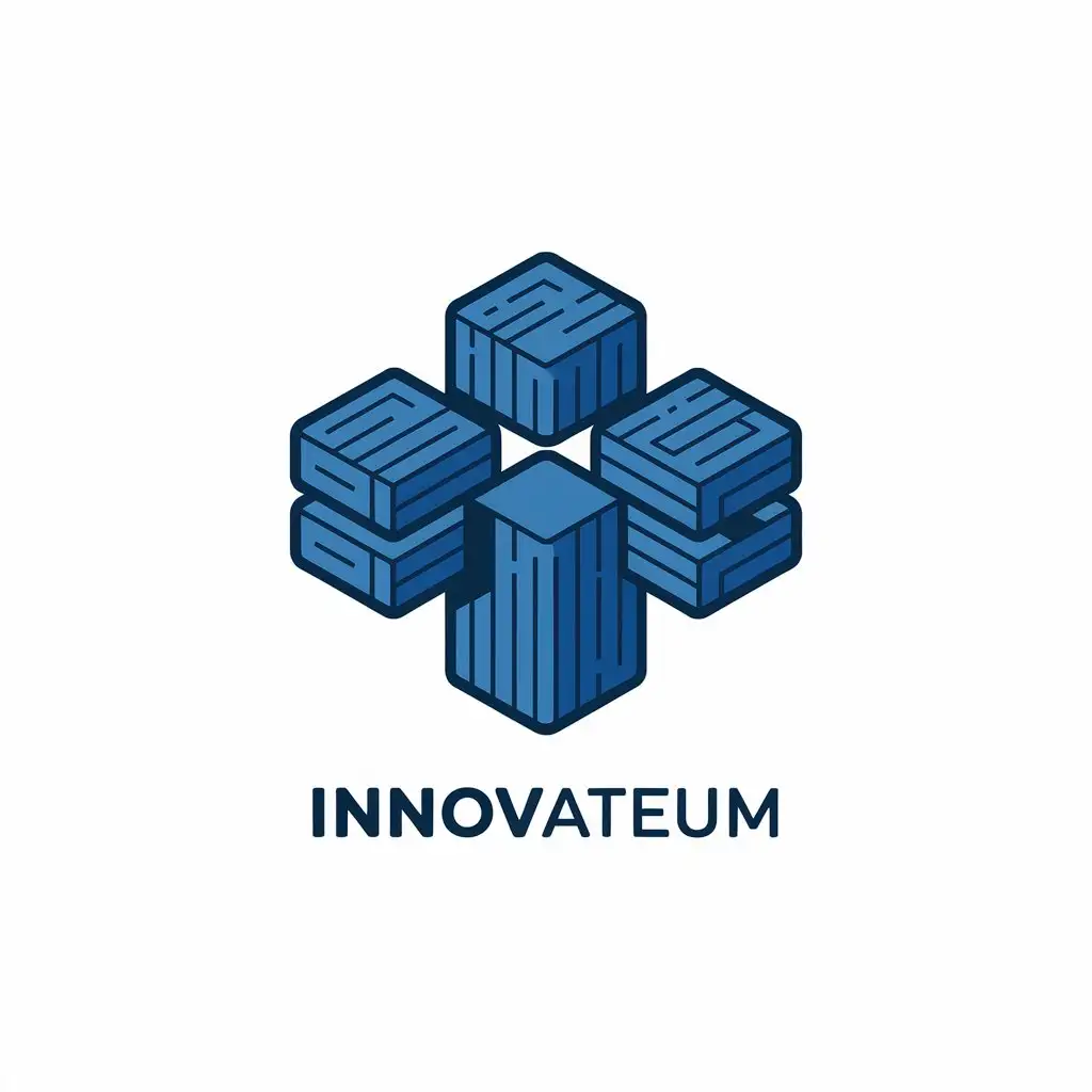 LOGO Design for Innovateum Modern TechnologyInspired with IT Symbol and Clean Aesthetic