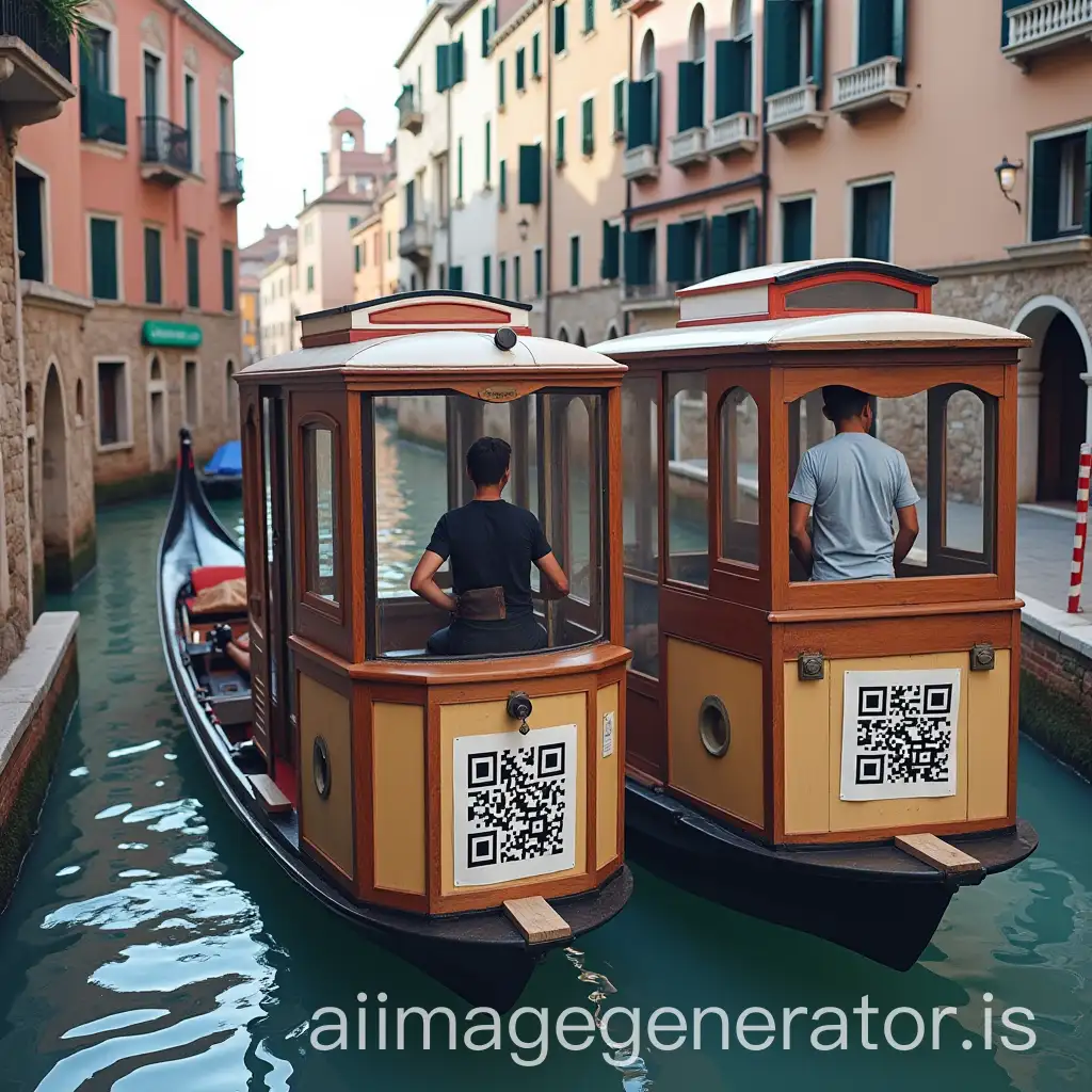 QR codes on the gondolas and spaces of the event that take you to: Complete stories of the testimonies. Digital photo gallery of the event.