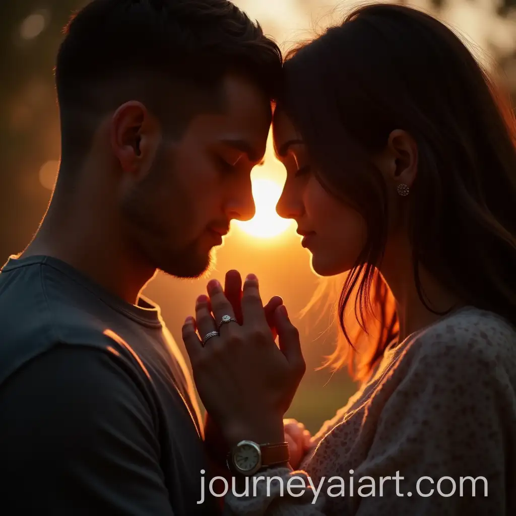 Unhappy-Couple-Confronting-Betrayal-with-Engagement-Ring