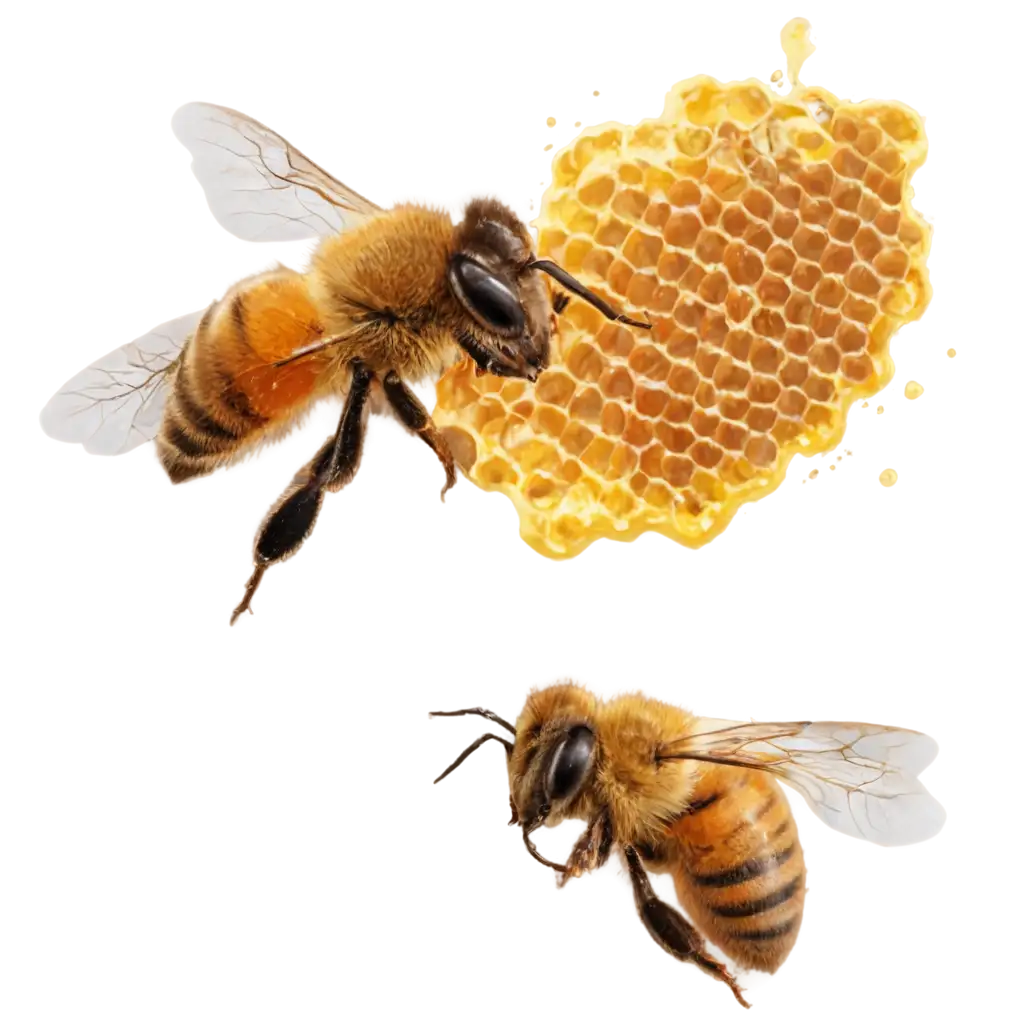 Honey-Bee-PNG-Image-for-Clear-HighQuality-Digital-Designs