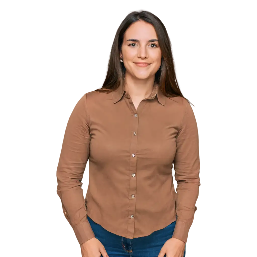 HighQuality-PNG-Image-of-a-40YearOld-American-Woman-with-a-Collared-Shirt