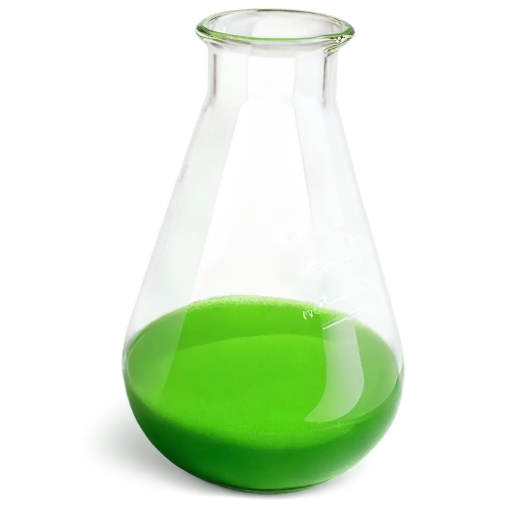 Erlenmeyer-Flask-with-Green-Acid-Bubbling-Inside-PNG-HighQuality-Transparent-Image-for-Scientific-and-Creative-Use