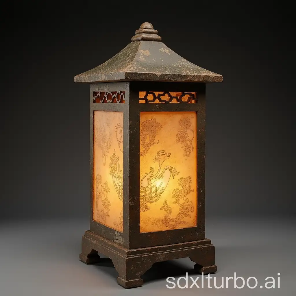 Remodeled-Lantern-Inspired-by-Han-Dynasty-Portrait-Stone