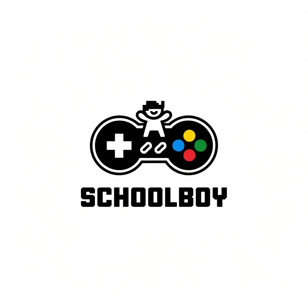 LOGO Design For SchoolBoy Modern Gaming Theme with Clear Background