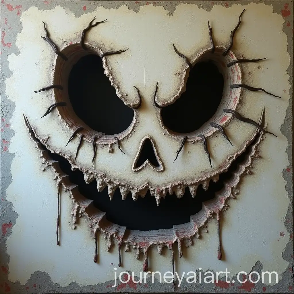 Scary-Face-Formed-by-Water-Seepage-Marks-on-Wall
