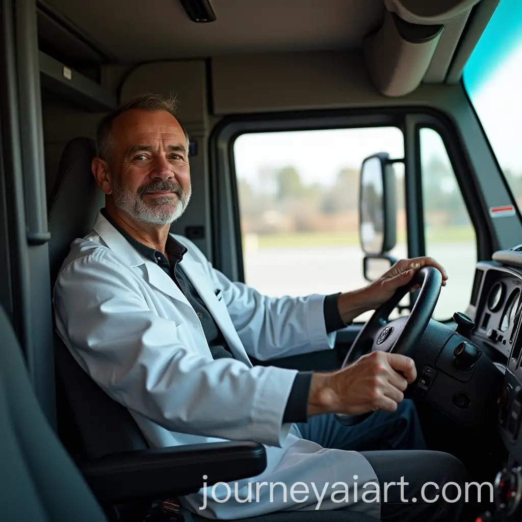 Scientist-Truck-Driver-in-a-Futuristic-Setting