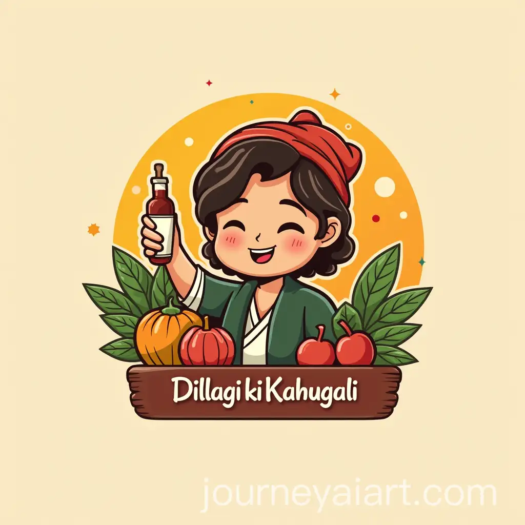 Chaotic-and-Spicefilled-Logo-for-Dillagi-ki-Kahugali-Featuring-People-Theleas-and-Curated-Food