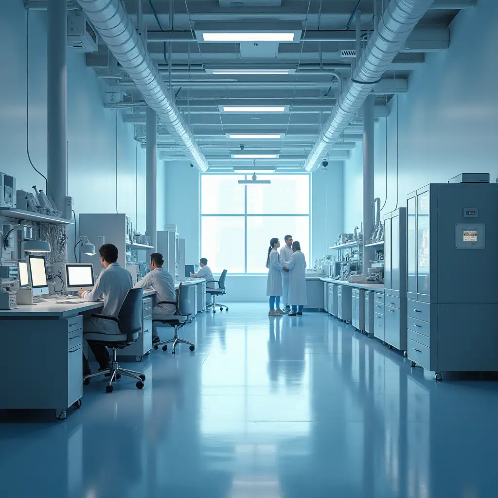 A view from the outside of an advanced laboratory