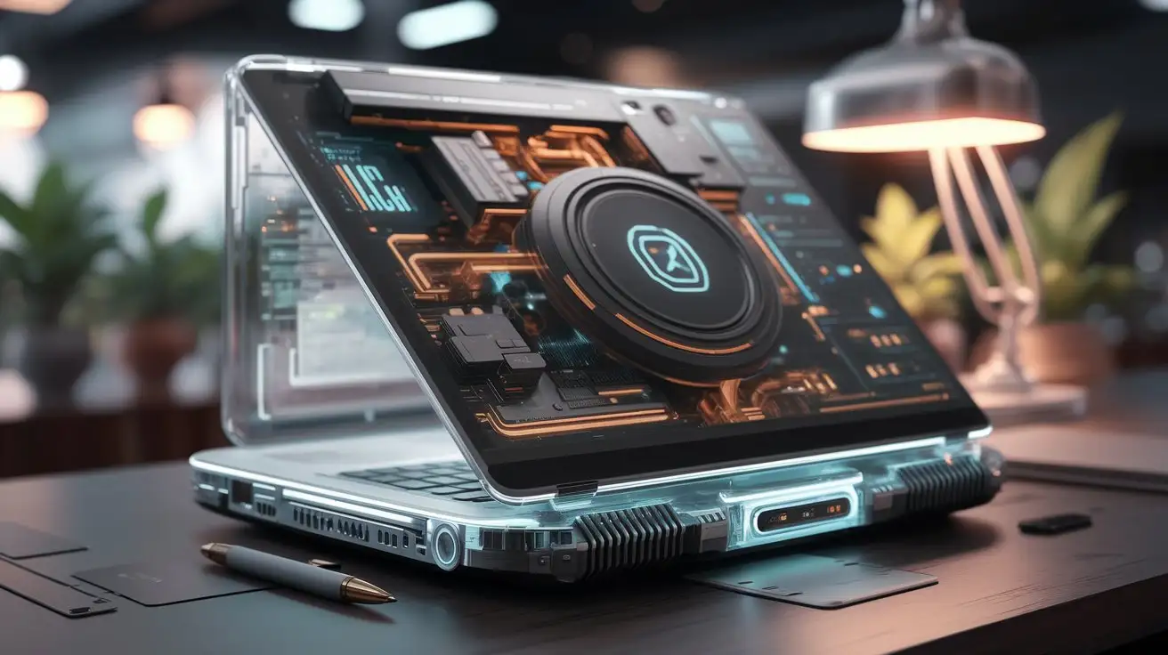 Sleek-Futuristic-Laptop-with-Advanced-Technology-Design