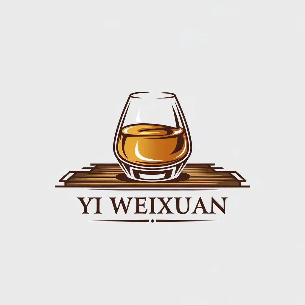 LOGO-Design-for-Yi-Weixuan-Minimalistic-Whisky-Industry-Symbol-on-Clear-Background