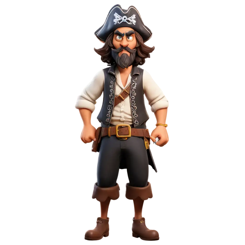 Grumpy-Pirate-Cartoon-PNG-Upper-Body-Illustration