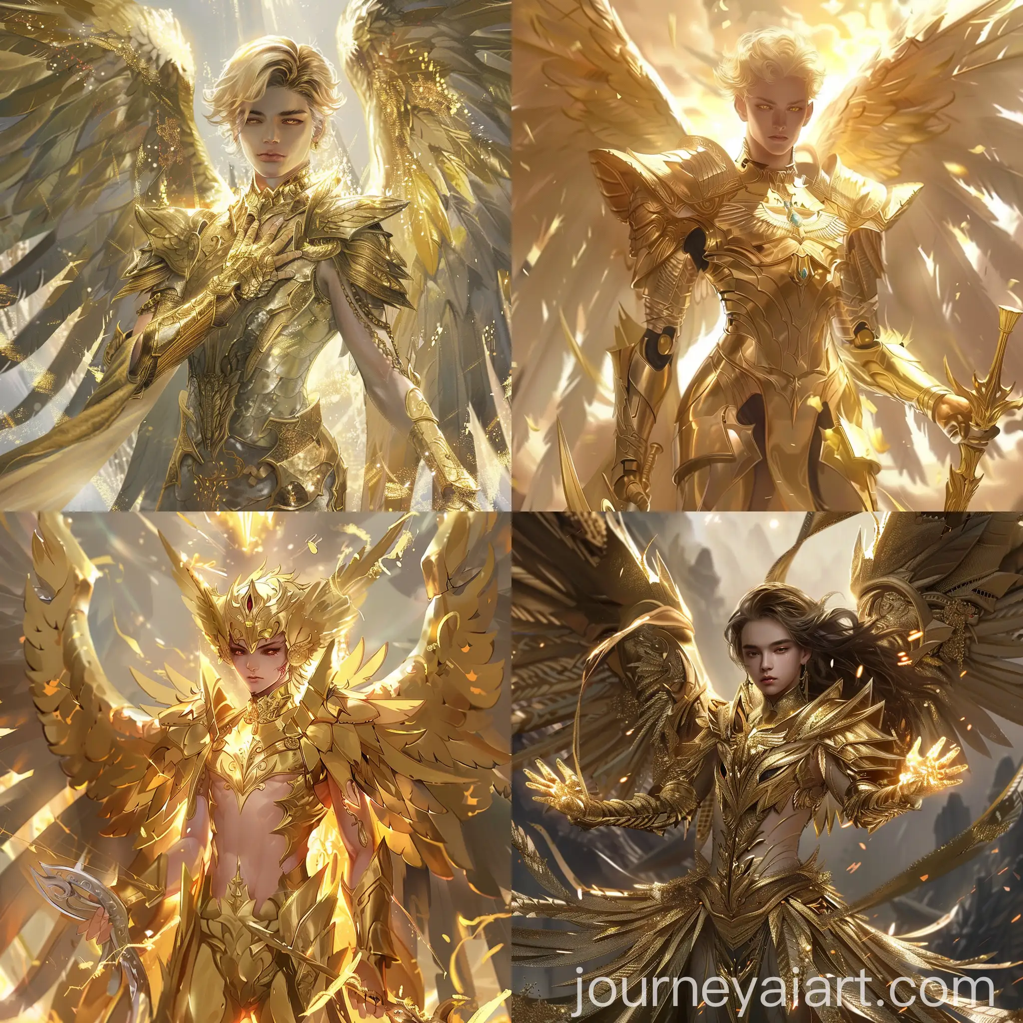 Golden-Angel-Transformation-with-Wings-and-Armor
