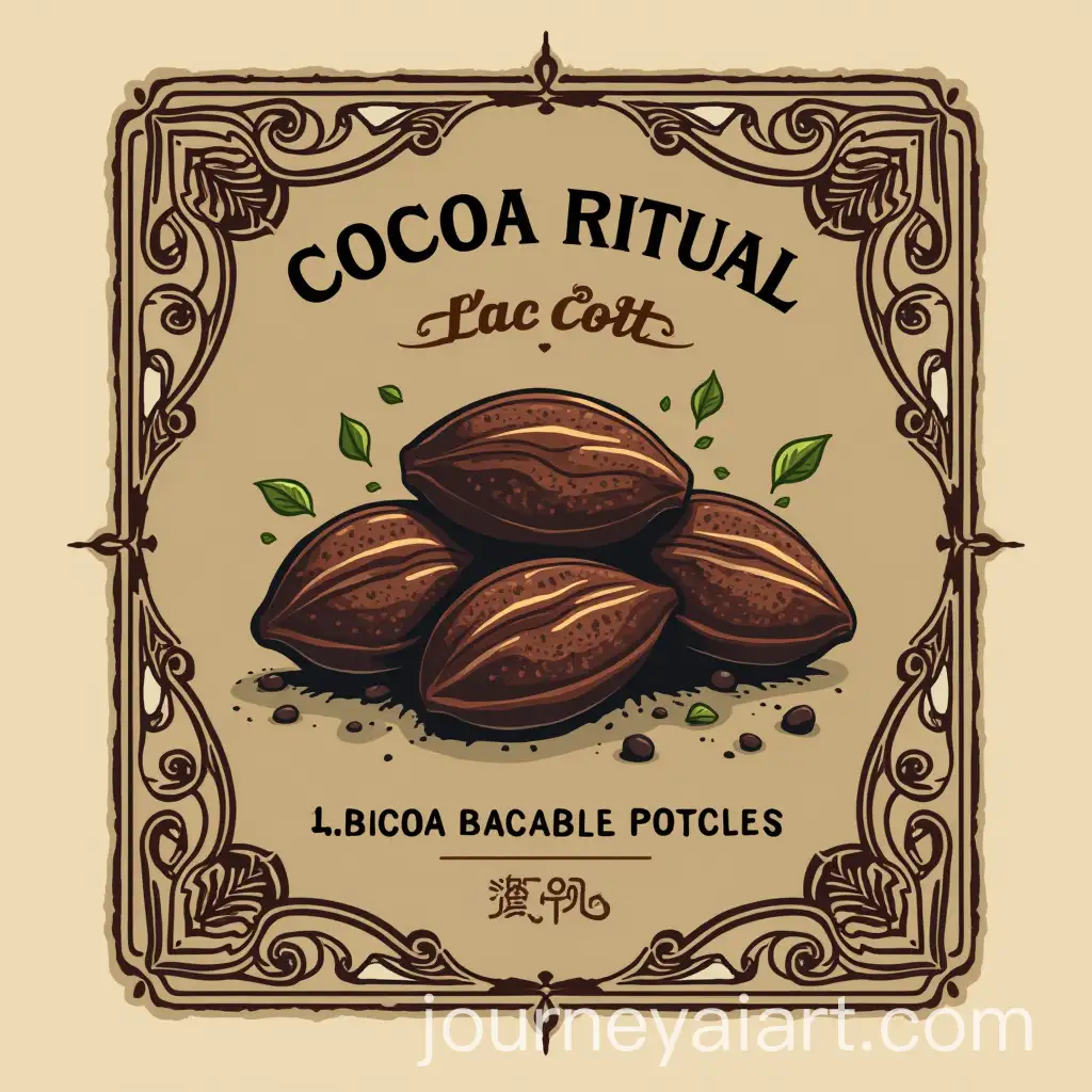 Cocoa-Ritual-Label-Design-with-Artistic-Symmetry